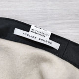 atelier brugge ウール 帽子 ベレー帽 アイボリー レディース アトリエブルージュ【中古】3-1115T◎