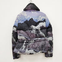 Peter Pilotto ピーター ピロット Alps パデッド サイズUK6 ダウンベスト パープル ブラック チャコールグレー レディース【中古】3-1103A◎