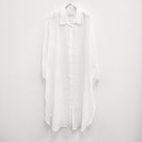 Missing You Already シアーシャツドレス サイズS-M ワンピース ホワイト レディース ミッシングユーオールレディ【中古】3-0324M♪