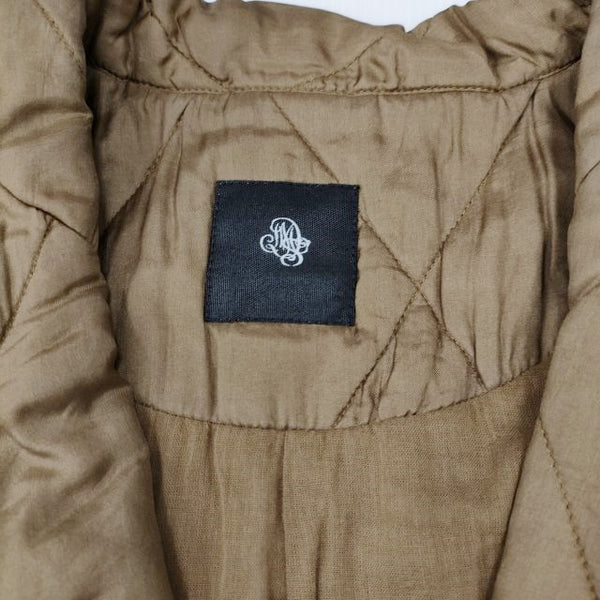 maison de SOIL パデットシルクキルティングコート ノーカラー maison de SOIL パデットシルクキルティングコート ノーカラー