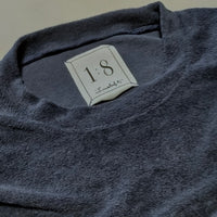 Luxluft パイル地 サイズ38 半袖Ｔシャツ カットソー ネイビー レディース ルクスルフト【中古】3-0601S△