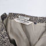 BALLSEY 花柄 サイズ38 40 ジャケット スカート TOMORROWLAND セットアップ べージュ レディース ボールジー【中古】3-0421M☆