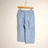 MARGARET HOWELL LINEN COTTON リネンコットンタック 578-9143010 サイズ2 パンツ ライトブルー レディース マーガレットハウエル【中古】3-0426M△