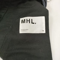 MHL. 595-8232504 サイズ2 ウール混 スカート ネイビー グレー レディース エムエイチエル【中古】3-0703M☆