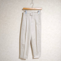 URBAN RESEARCH DOORS White Label スーピマチノバックベルトトラウザー 定価14300円 サイズS パンツ ベージュ レディース アーバンリサーチドアーズ【中古】3-0522G△