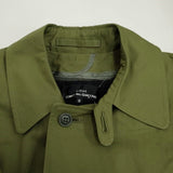 tricot COMME des GARCONS コットンナイロン ボアライナー付き ステンカラーコート AD2020 カーキ トリココムデギャルソン【中古】3-1207T♪