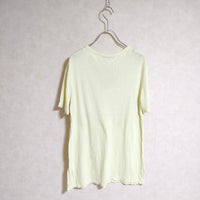 T by Alexander Wang Uネック サイズXS 半袖Ｔシャツ カットソー イエロー レディース アレキサンダー ワン【中古】3-0707S△