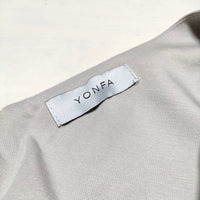 YONFA サイズS ストレッチ サロペット グレー レディース ヨンファ【中古】3-0707S△