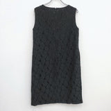 UNITED ARROWS closet story レースノースリーブ ワンピース ブラック レディース ユナイテッドアローズ【中古】3-0604M♪