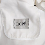 ROPE' 新品 ノーカラーハーフコート 定価31900円 サイズ38 コート ホワイト レディース ロペ【中古】3-0604M♪