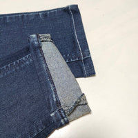 SOMETHING スキニーパンツ SDN210 サイズ28 デニムパンツ ネイビー レディース サムシング【中古】3-0623G△