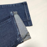 SOMETHING スキニーパンツ SDN210 サイズ28 デニムパンツ ネイビー レディース サムシング【中古】3-0623G△