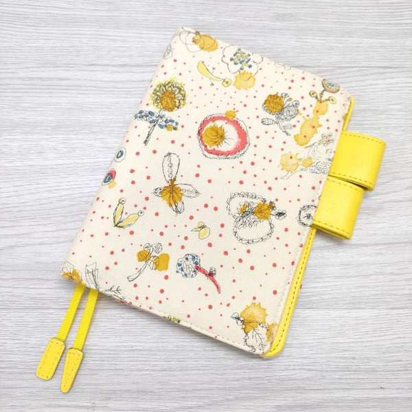 mina perhonen/ほぼ日 2011年 memories of rain HOBONICHI STORE 限定手帳カバー 手帳カバー アイボリー イエロー 他多色 レディース ミナペルホネン/ほぼ日【中古】3-0612G◎