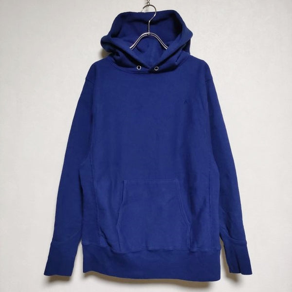 ATON NATURAL DYE URAKE HOODIE オーバーサイズ パーカー ブルー ユニセックス エイトン【中古】3-0821M∞