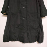 Paul Harnden SHOEMAKERS WOOL BURLINGTON COAT JACKET 定価380000円 丸襟 ツイード コート ブラック レディース ポールハーデン【中古】3-1109A∞