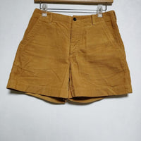 MHL. 595-241273 Corduroy Shorts コーデュロイショーツ ショートパンツ イエロー系 レディース エムエイチエル【中古】3-0803M∞