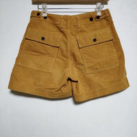 MHL. 595-241273 Corduroy Shorts コーデュロイショーツ ショートパンツ イエロー系 レディース エムエイチエル【中古】3-0803M∞