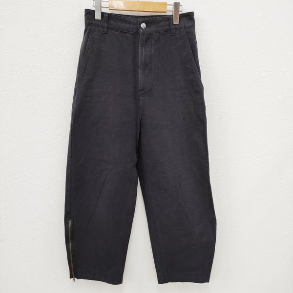 MHL. 595-2243500 FADED COTTON TWILL サイズ1 パンツ ネイビー レディース エムエイチエル【中古】3-0810M☆