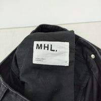 MHL. 595-2243500 FADED COTTON TWILL サイズ1 パンツ ネイビー レディース エムエイチエル【中古】3-0810M☆