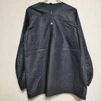 45R/45rpm インディゴデコレーションBLOUSE 定価47300円 ブラウス シャツ ネイビー レディース フォーティーファイブアールピーエム【中古】4-0114M∞