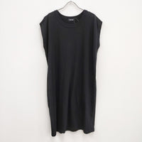 ZUCCa Tシャツワンピース サイズM ノースリーブ ワンピース ブラック レディース ズッカ【中古】3-0706S♪