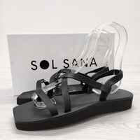 SOL SANA ソルサナ ELODY Sandal 37サイズ サンダル ブラック レディース【中古】3-0724S◎