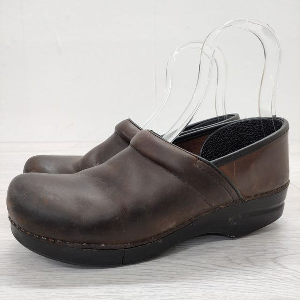 dansko professional プロフェッショナル サイズ40 厚底 サボ シューズ・靴 ブラウン ユニセックス ダンスコ【中古】3-0809G◎