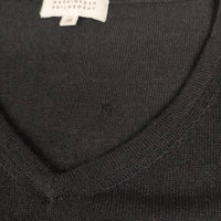 MACKINTOSH PHILOSOPHY サイズ38 Vネック 七分袖 ニット 濃紺 レディース マッキントッシュフィロソフィー【中古】3-0820T◎