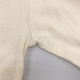 B.C STOCK Robert P.Miller 別注 パネルリブ五分袖TEE カットソー アイボリー レディース ベーセーストック【中古】4-0110S∞