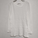 un dix cors 変型Vネック 長袖Ｔシャツ カットソー ロンＴ ホワイト レディース アンディコール【中古】4-0212M∞