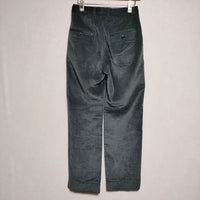 Name. WIDE TROUSERS コットンレーヨン コーデュロイ パンツ ブルーグレー レディース ネーム【中古】3-1011T∞
