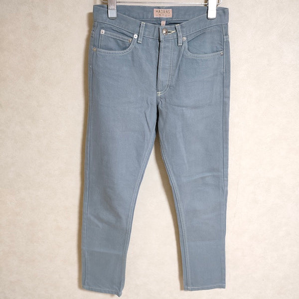 A.P.C. MADRAS スキニージーンズ デニム サイズ24 デニムパンツ グレー レディース アーペーセー【中古】3-0806G△