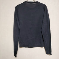 JOHN SMEDLEY/SHIPS コットンカーディガン ニット ネイビー レディース ジョンスメドレー/シップス【中古】4-0215M∞