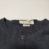 JOHN SMEDLEY/SHIPS コットンカーディガン ニット ネイビー レディース ジョンスメドレー/シップス【中古】4-0215M∞