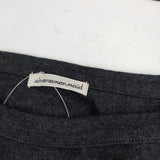 archipel sirene mermaid ウール ギャザーワンピース サイズ1-2 チャコールグレー系 レディース アーシィペル シレーヌマーメイド【中古】3-0901T☆