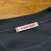 a mon gout サイズ2 長袖Ｔシャツ カットソー ロンＴ チャコールグレー レディース アモング【中古】3-0904M△