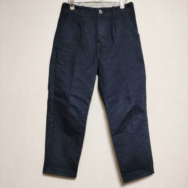 sawvi Regular trousers Indigo 定価33000円 ジーンズ デニムパンツ ネイビー レディース【中古】3-0830G∞