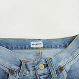 ENCIRCLE Comfy jeans 定価35200円 サイズ1 ダメージ加工 デニムパンツ ライトブルー レディース エンサークル【中古】3-0822G♪