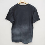 Calvin klein Jeans 刺繍 サイズM 星柄 加工 Ｔシャツ カットソー ブラック メンズ カルバンクラインジーンズ【中古】3-0819S☆