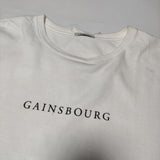 LENO プリント GAINSBOURG 半袖Ｔシャツ カットソー オフホワイト レディース リノ【中古】4-0706S∞