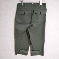 MHL. 595-0243502 SOFT COTTON TWILL 定価29000円 パンツ カーキ レディース エムエイチエル【中古】3-1001G△