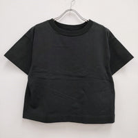 MY 161-61101 ショート丈 サイズF 半袖Ｔシャツ カットソー ブラック レディース マイ【中古】4-0711S♪