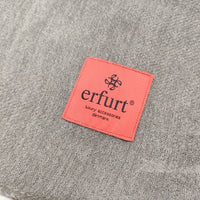 erfurt ウール マフラー 184×47 ストール グレー レディース エルフルト【中古】3-0924T◎
