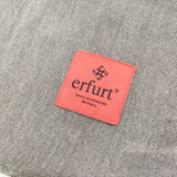 erfurt ウール マフラー 184×47 ストール グレー レディース エルフルト【中古】3-0924T◎