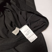 Yohji Yamamoto Femme FD-T08-073 アシンメトリー 半袖Ｔシャツ カットソー ブラック レディース ヨウジヤマモト【中古】4-0701S∞