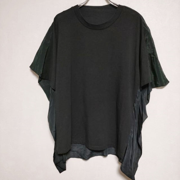 3.1 phillip lim 切り替え 定価53000円 SS KITE TSHIRT ブラウス シャツ ブラック レディース スリーワンフィリップリム【中古】4-0623S∞