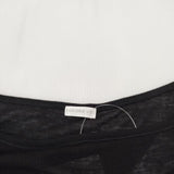 GALERIE VIE ウールジャージー ボートネックプルオーバー ニット セーター サイズS ブラック レディース ギャルリーヴィー【中古】3-1005T☆