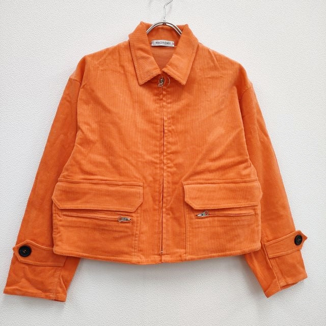 超美品【ISABEL MARANT】コーデュロイ トラッカージャケット オレンジ ?media_id=3533849291134061006