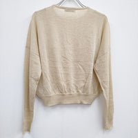 MADROMY 新品 AYR KNIT 定価12100円 ニット ベージュ レディース マッドロミー【中古】3-1002M♪#