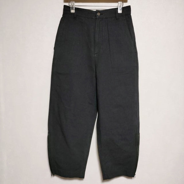 MHL. 595-2243500 FADED COTTON TWILL 裾ジップ パンツ 2022 ネイビー レディース エムエイチエル【中古】3-1004G∞